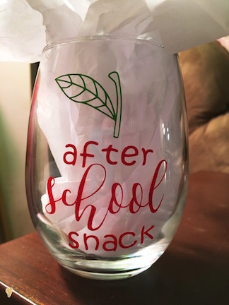afternoon snack glass